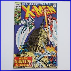 The X-men #64 Vol. 1 (1963) 1970 Marvel Comics First Appearance of Sunfire