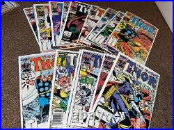 Thor (Marvel) Vol 1 Lot of Issue #s 281-400, Has 337-382, Complete Simonson Run