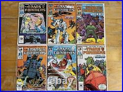 Transformers Comic Book Lot Vol 1 1-50 1980s Marvel Read Description 41 Iss