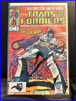 Transformers Vol 1 #1-4 issues of 1984 Limited Series Marvel Comics