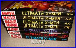 Ultimate X-Men Volume 1 2 3 4 5 6 7 Hardcover Book Lot Marvel Comics HC DJ Set