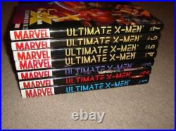 Ultimate X-Men Volume 1 2 3 4 5 6 7 Hardcover Book Lot Marvel Comics HC DJ Set