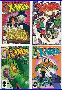 Uncanny X-Men #175-191 (1963 Series Vol. 1) Lot of 17 Scanned Boarded Sleeved