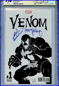 Venom Vol 3 1 CGC 9.8 SS X3 Todd McFarlane sketch Stan Lee Michelinie Spider-Man