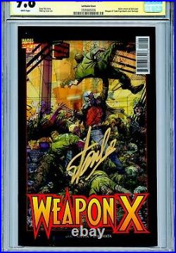 Weapon X Vol 3 12 CGC 9.8 SS Lenticular BWS homage Stan Lee Sabretooth Domino WP