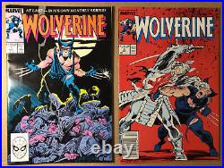 Wolverine #1, #2, Marvel Comics 1988, Vol 2. Original, Authentic