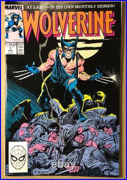 Wolverine #1, #2, Marvel Comics 1988, Vol 2. Original, Authentic