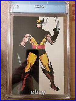 Wolverine #1 CGC 9.6 1988 Vol 2 White Pages Newsstand 1st Patch