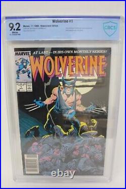Wolverine Vol. 2 #1 1988 Marvel Comics CBCS graded 9.2 NEWSSTAND NM