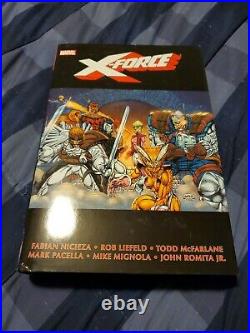 X-FORCE OMNIBUS vol 1 cable X-MEN spider-man OOP mcfarlane & LIEFELD deadpool