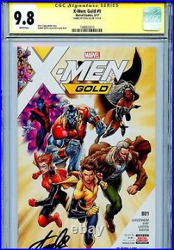 X-Men Gold Vol 2 1 CGC 9.8 SS 1st print cover Stan Lee Wolverine Prestige Storm